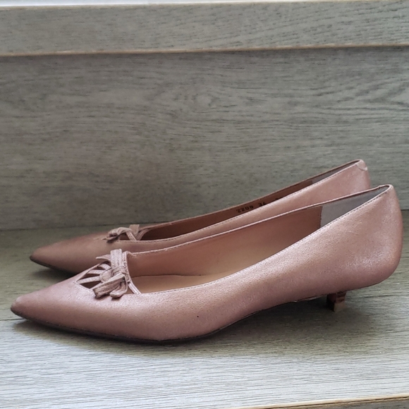 Pink kitten heels pump - Picture 2 of 5